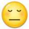 Pensive Face emoji on LG